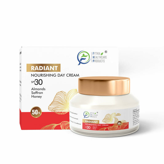 Fytika Radiant Nourishing Day Cream with Saffron, Almonds and Honey with SPF30 - BUDNEN