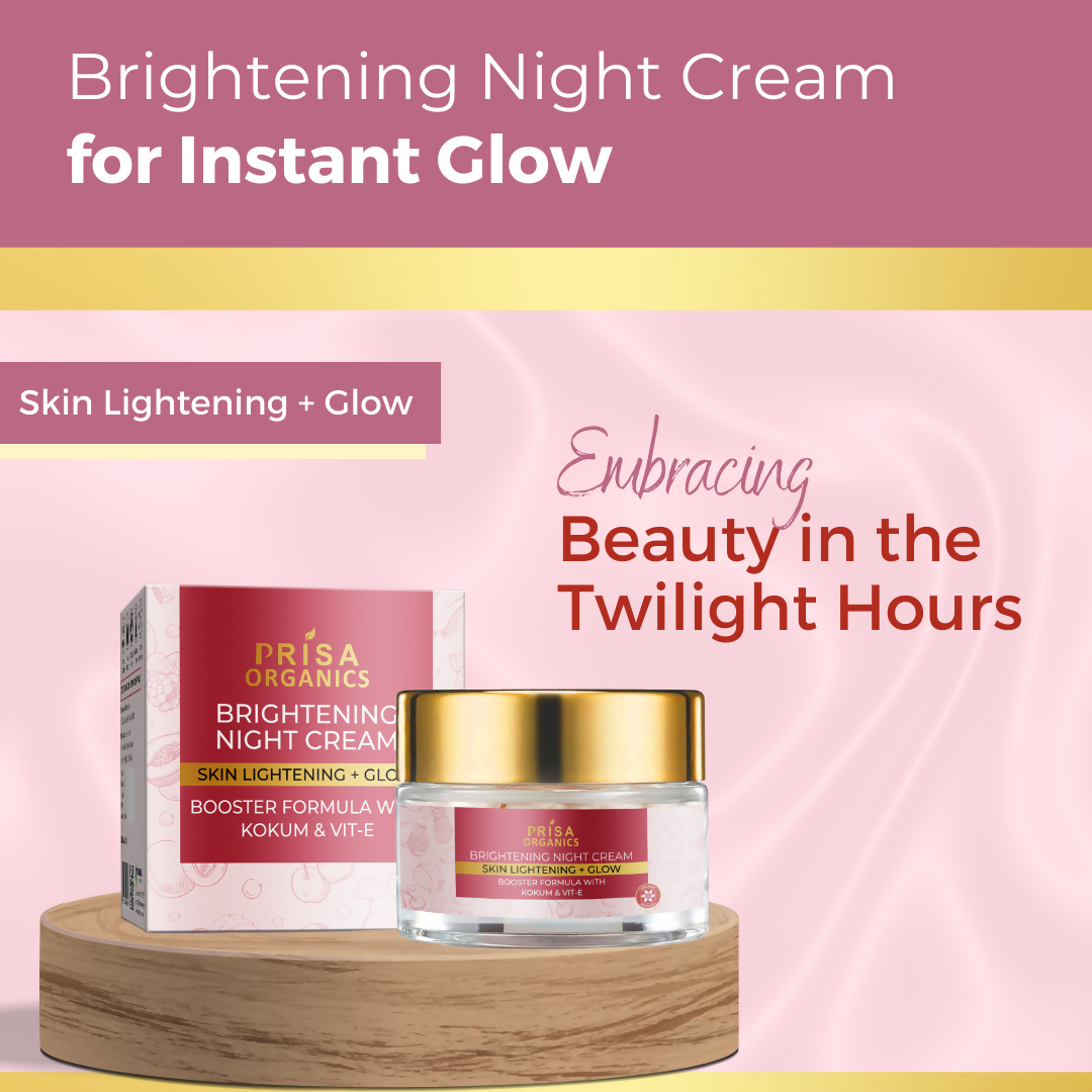 Prisa Organics Brightening Night Cream