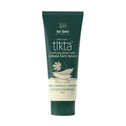 Nat Habit Purifying Bitter Milk Tikta Cream Face Wash - BUDNE