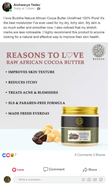 Buddha Natural African Cocoa Body Butter