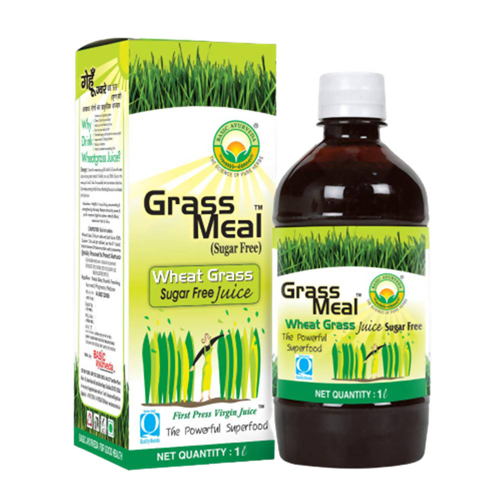 Basic Ayurveda Grass Meal Wheat Grass Juice