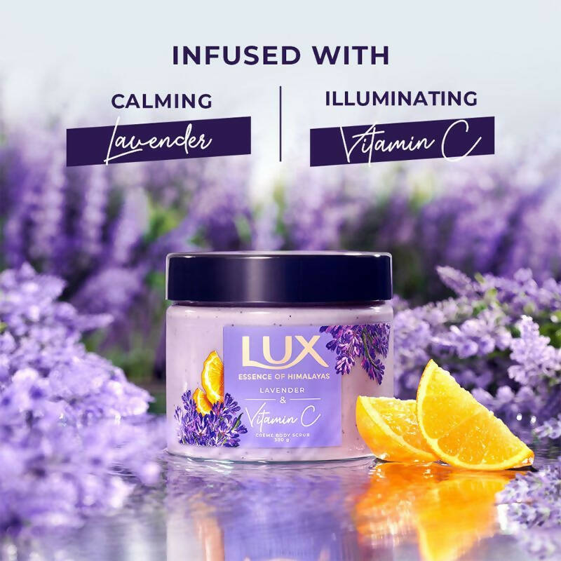 Lux Essence Of Himalayas Lavender & Vitamin C Creme Body Scrub