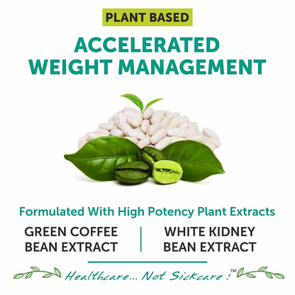 Bliss Welness Green Coffee Bean Extract White Kidney Bean Extract Capsules