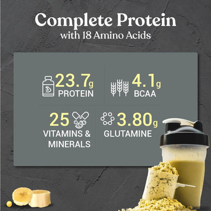 Kapiva Ayurveda Men's Vegan Protein - Banana Flavour