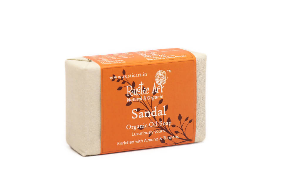 Rustic Art Sandal Organic Oil Soap