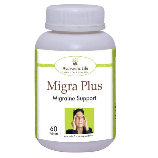 Ayurvedic Life Migra Plus Tablets -  usa australia canada 
