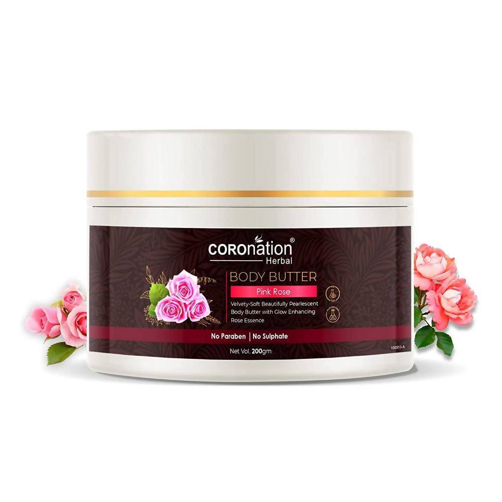 Coronation Herbal Pink Rose Body Butter - usa canada australia