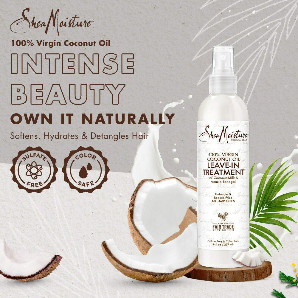 Shea Moisture 100% Virgin Coconut Oil Daily Hydration Leave-In Conditioner