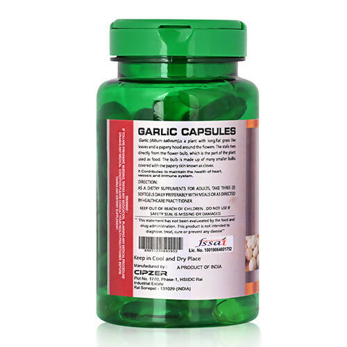 Cipzer Garlic Softgel Capsules