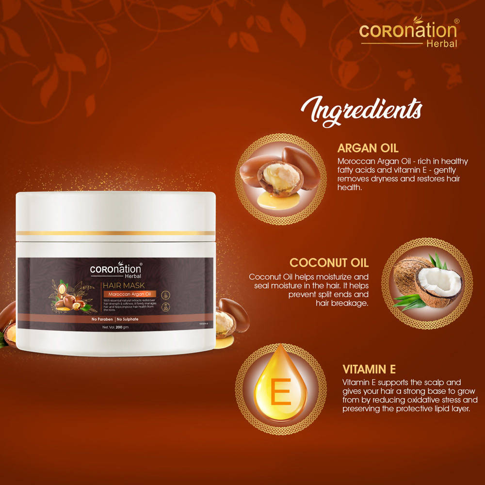 Coronation Herbal Moroccan Argan Oil Hair Mask