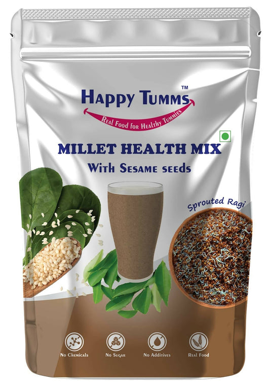 TummyFriendly Foods Organic Millet Health Mix With Sesame Seeds and Curry Leaves -  USA, Australia, Canada 