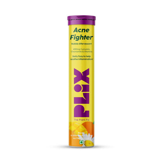PLIX The Plant Fix Acne Fighter Effervescent Tablets - Mango - BUDNE