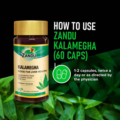 Zandu Kalamegha Good For Liver Health Capsules