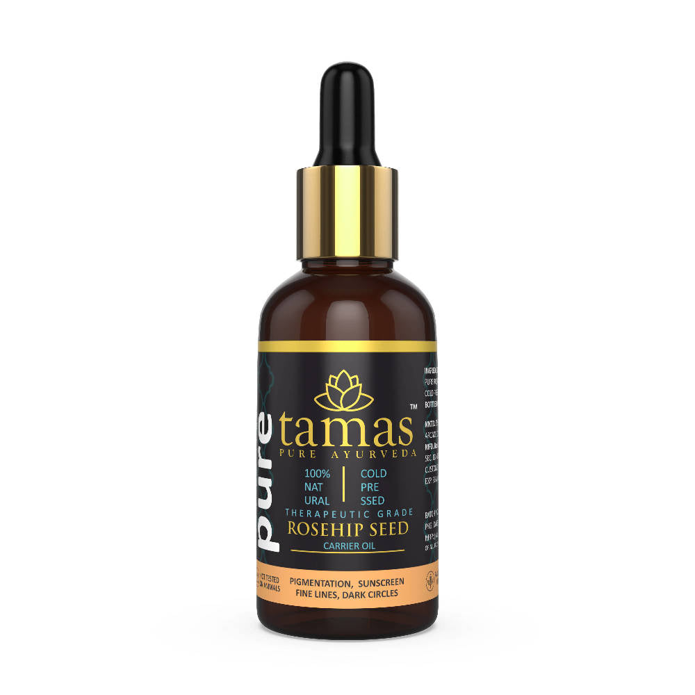 Tamas Pure Ayurveda Rosehip Seed Cold-Pressed Carrier Oil