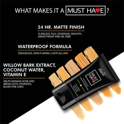 Iba Must Have Waterproof Liquid Foundation - Medium Beige