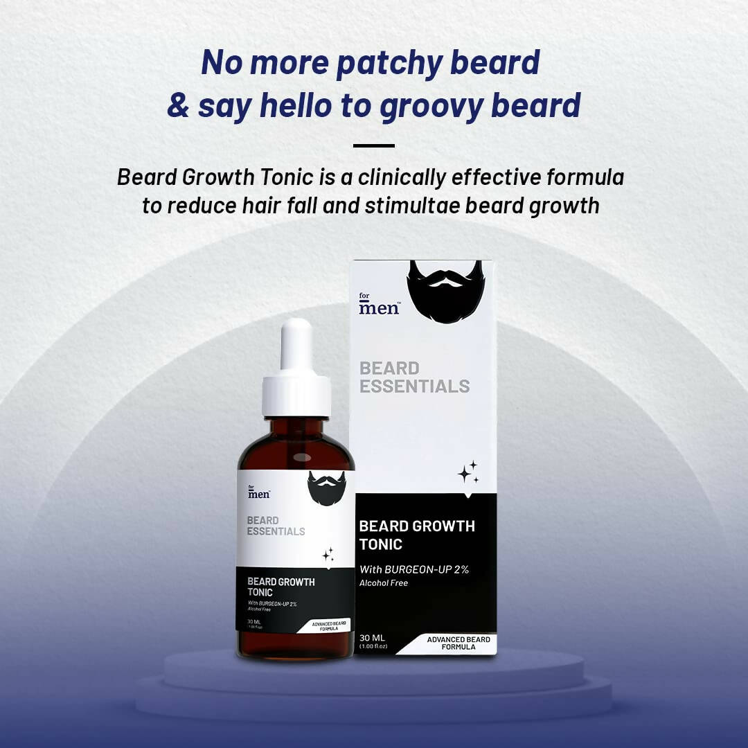 ForMen Beard Growth Tonic with 5% Minoxidil & 2% Burgeon Up