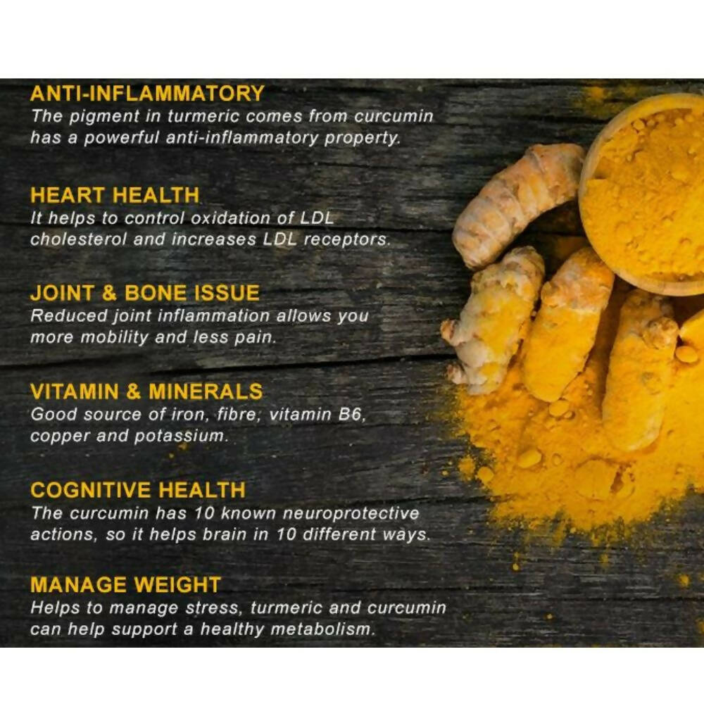 Etheric Wild Kasturi Turmeric Powder for Skin Care & Whitening