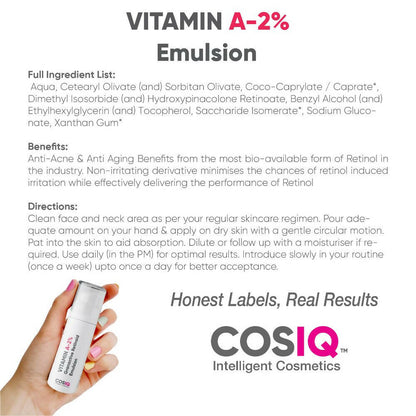 Cos-IQ Vitamin A-2% Granactive Retinoid Emulsion