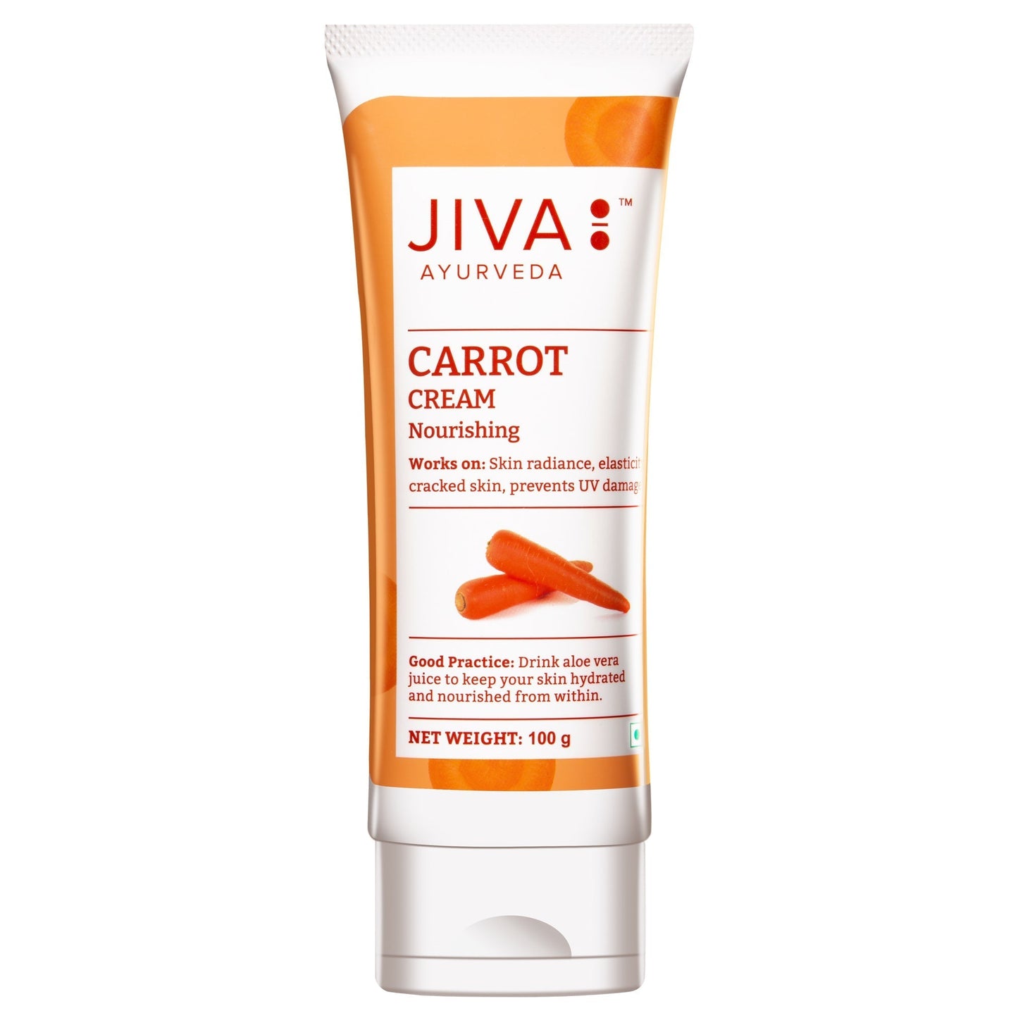 Jiva Ayurveda Carrot Face Cream - BUDNEN
