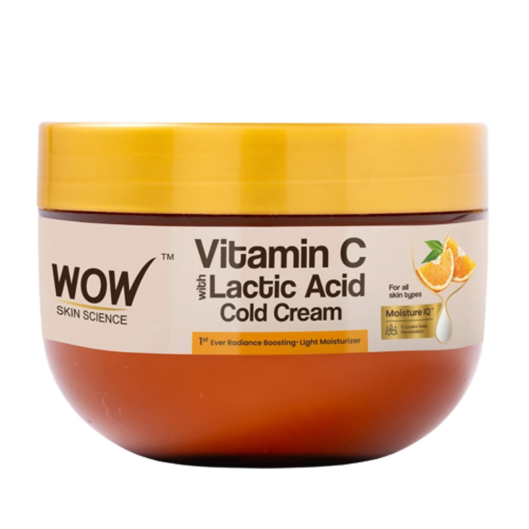 Wow Skin Science Vitamin C With Lactic Acid Cold Cream - BUDNEN