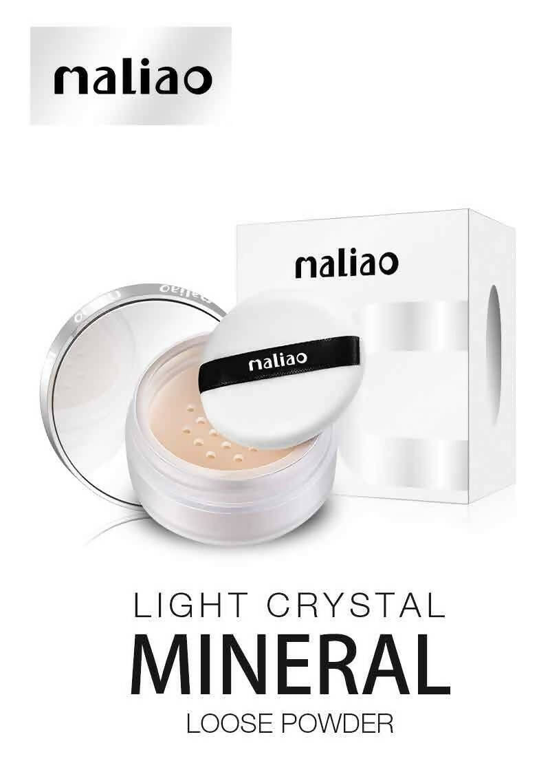 Maliao Professional Matte Look Light Crystal Mineral Loose Powder