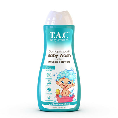 TAC - The Ayurveda Co. Dashapushpadi Ayurvedic Baby Body Wash For Cleansing & Nourishing Skin -  USA, Australia, Canada 
