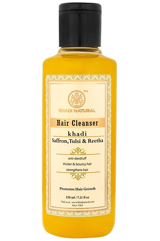 Khadi Natural Saffron, Tulsi & Reetha Hair Cleanser