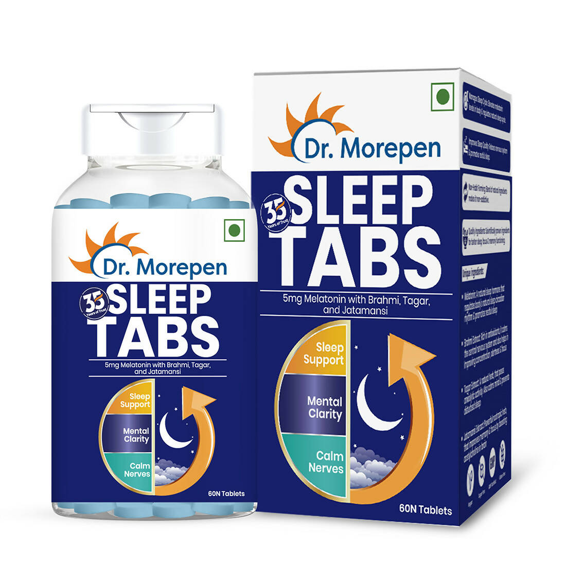 Dr. Morepen Sleep Tabs Melatonin 5mg Sleeping Tablets - usa canada australia