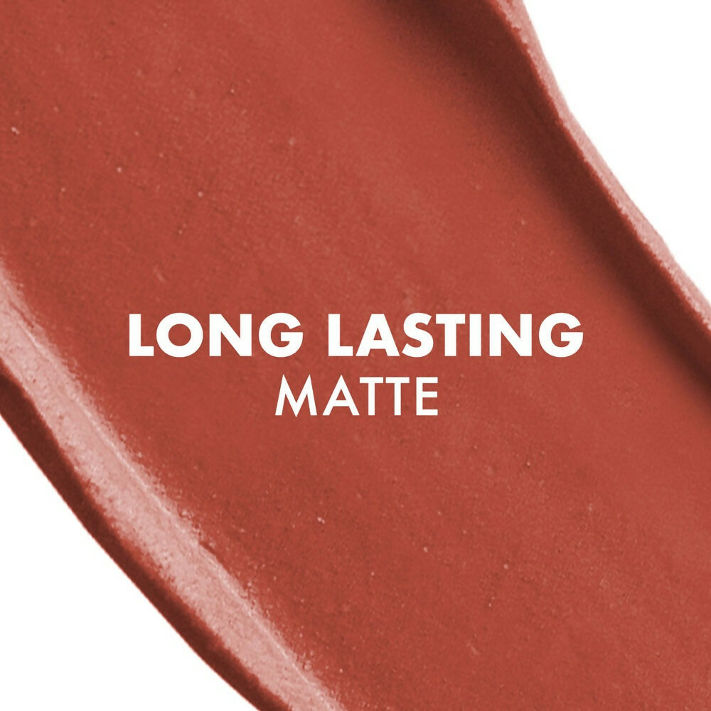 Lakme Cushion Matte Lipstick - Brown Burst