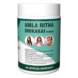 Herbal Canada Amla Reetha Shikakai Churna Powder