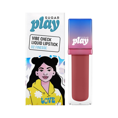 Sugar Play Vibe Check Liquid Lipstick - 02 Finesse - BUDNE