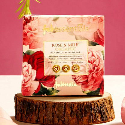 Fabessentials Rose & Milk Handmade Bathing Bar