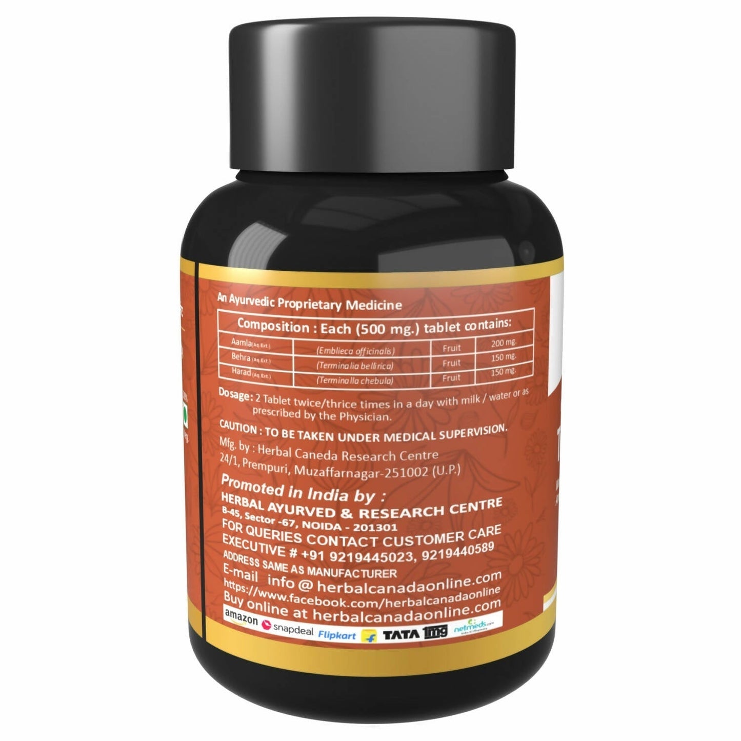 Herbal Canada Triphala Extract Tablets