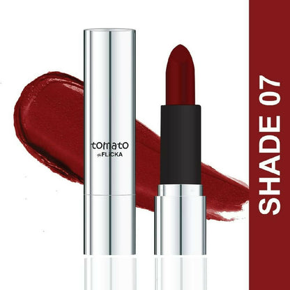 Flicka Tomato Brown Matte Finish Lipstick Shade 07