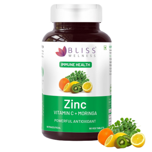 Bliss Welness Zinc Vitamin C+ Moringa Tablets -  usa australia canada 
