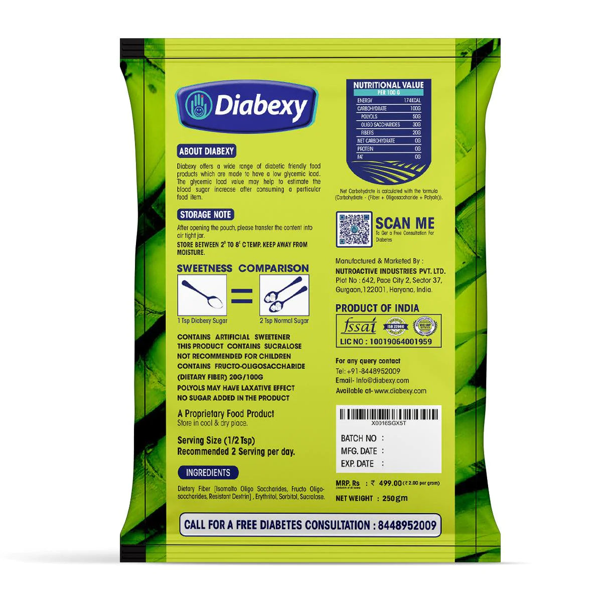 Diabexy Sugar Free Sweetener