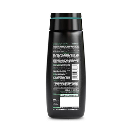 Ustraa Anti Dandruff Hair Shampoo With Ginger & Tea Tree For Men