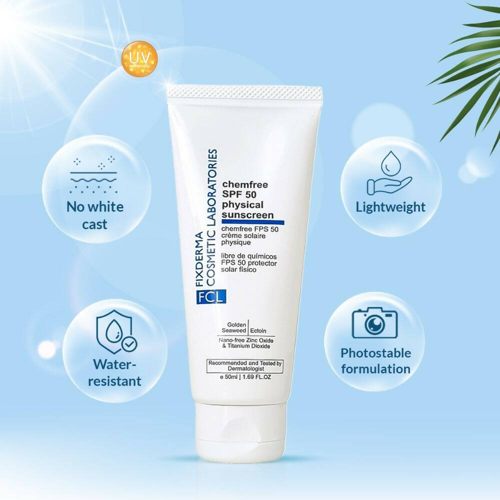 FCL Chemfree Physical Sunscreen SPF 50