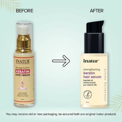 Inatur Strengthening Keratin Hair Serum