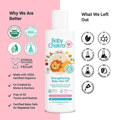 BabyChakra Strengthening Baby Hair Oil