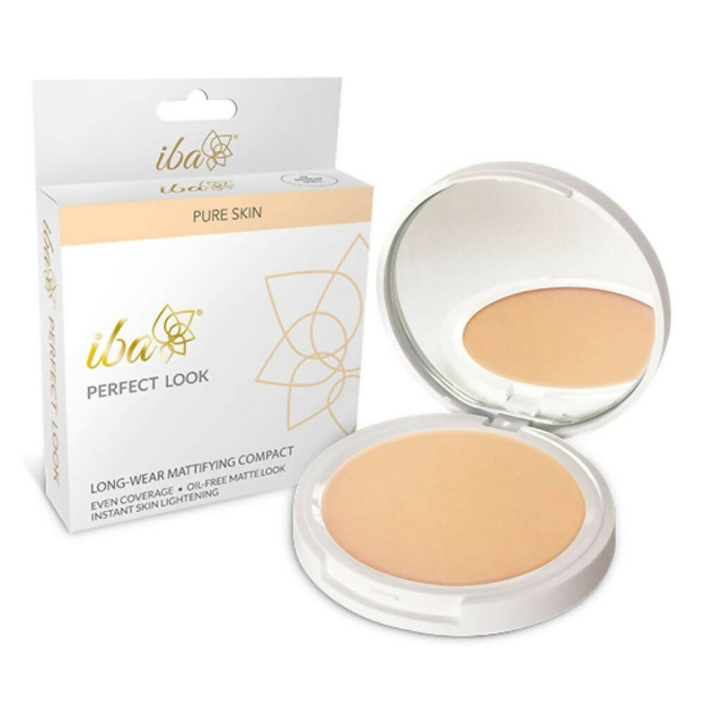 Iba Perfect Look Long-Wear Mattifying Compact SPF 15 - 02 Medium Shell - BUDNE