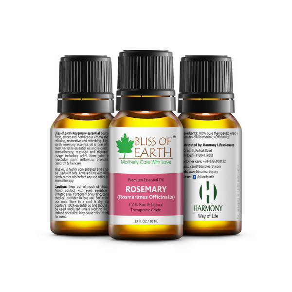Bliss of Earth Premium Essential Oil Rosemary