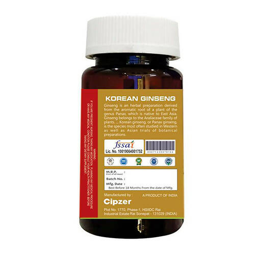 Cipzer Korean Ginseng Capsules