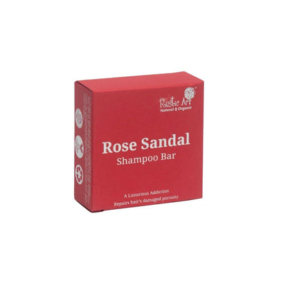 Rustic Art Rose Sandal Hair Cleansing Bar