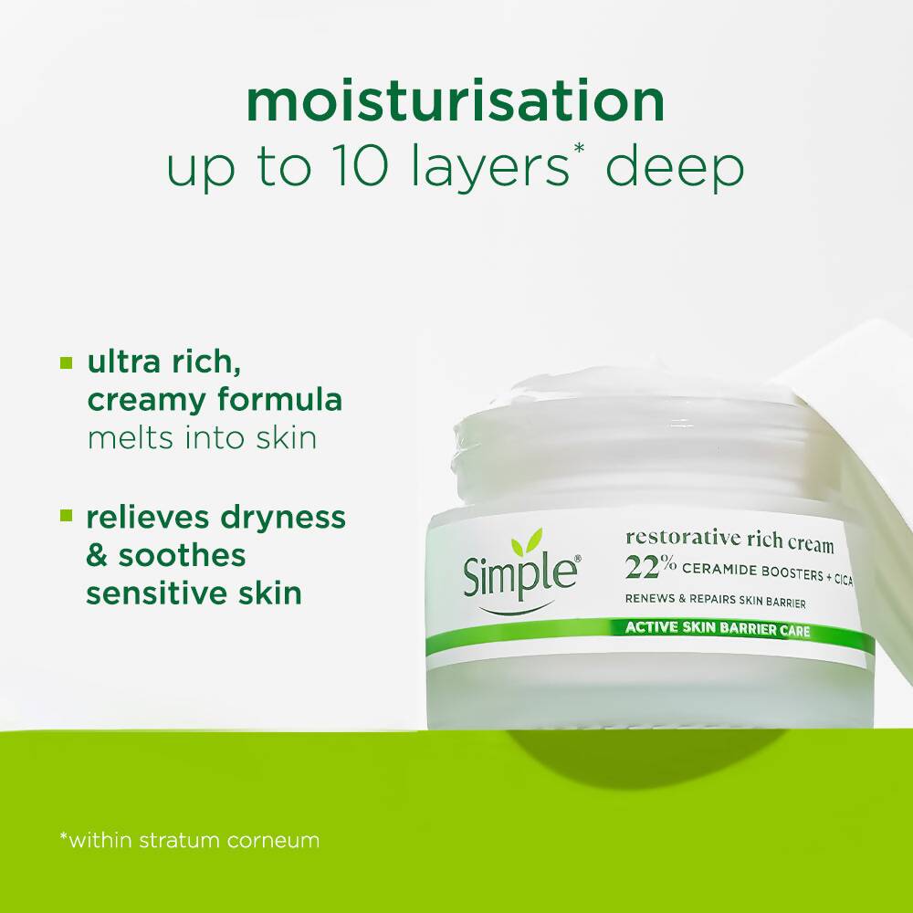 Simple Active Skin Barrier Care Restorative Rich Cream