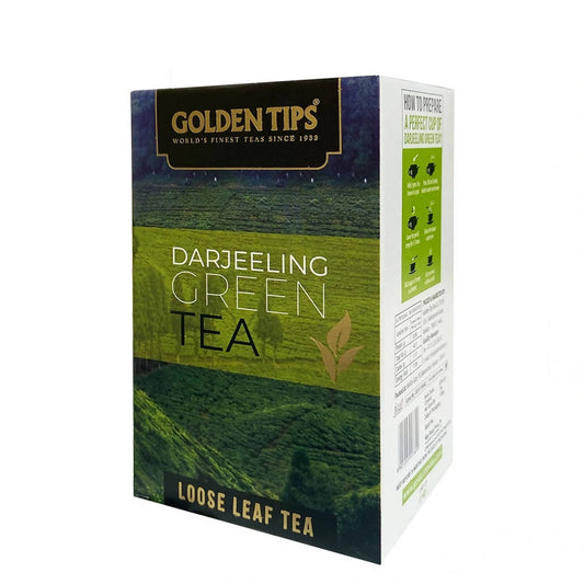 Golden Tips Darjeeling Green Tea Loose Leaf Tea - BUDNE