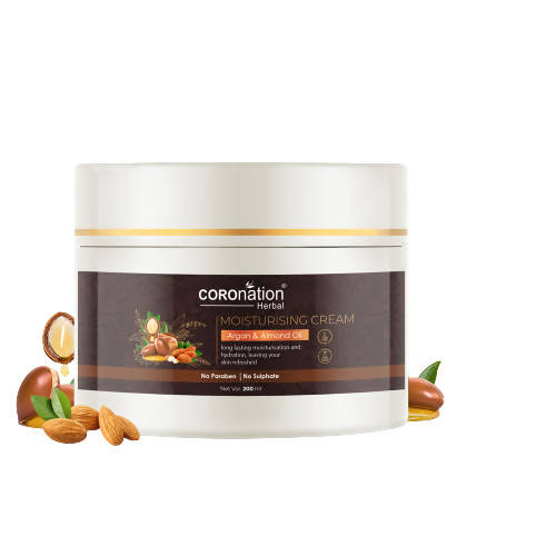 Coronation Herbal Moroccan Argan & Almond Oil Moisturizing Cream - usa canada australia