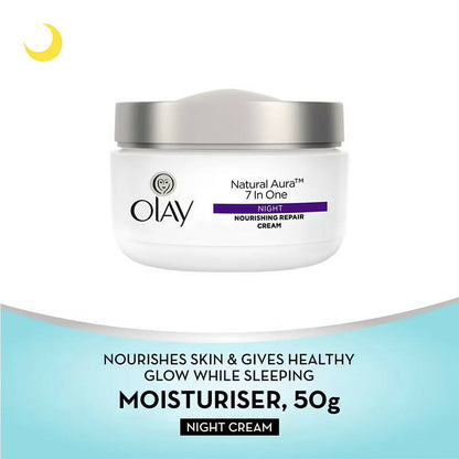 Olay Natural Aura 7 In One Night Nourishing Repair Cream
