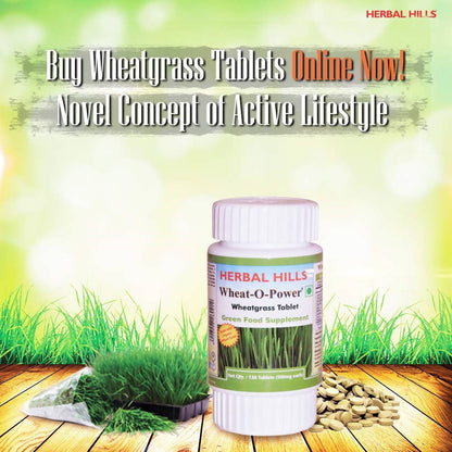 Herbal Hills Wheat-O-Power Wheatgrass Tablet