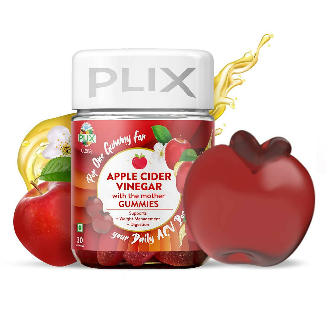 PLIX The Plant Fix Apple Cider Vinegar Gummies for Skin & Hair - BUDNEN